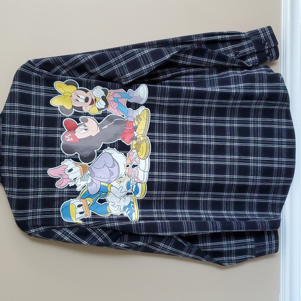 Disney Cakeworthy plaid flannel